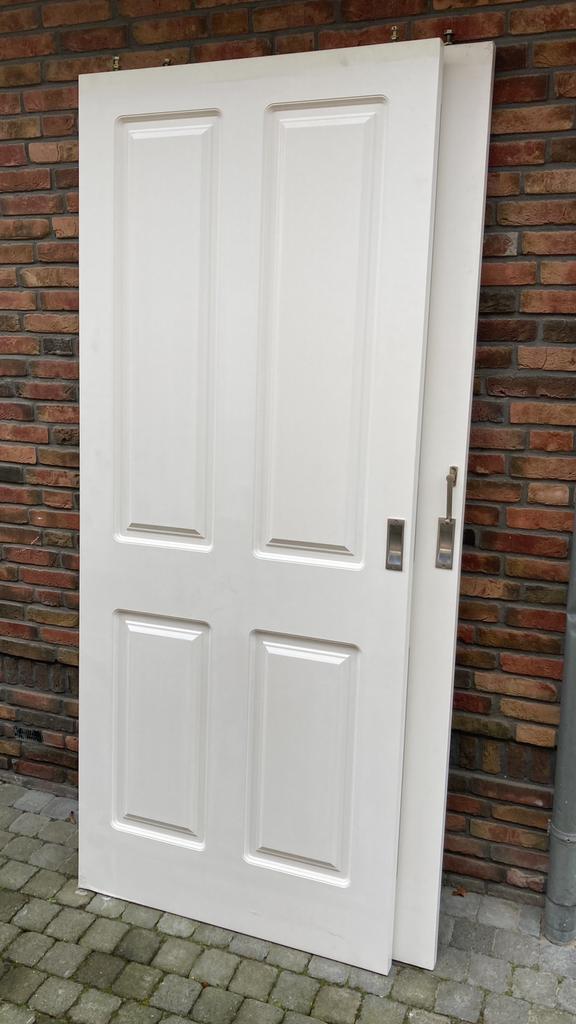 Set massieve kamer en suite deuren., Ophalen, Gebruikt, 80 tot 100 cm, Binnendeur