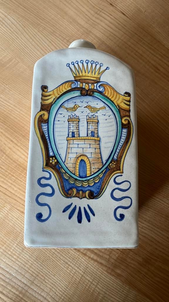 Mooie vintage apothekers fles 12 x 12 x 29 hoog, Ophalen