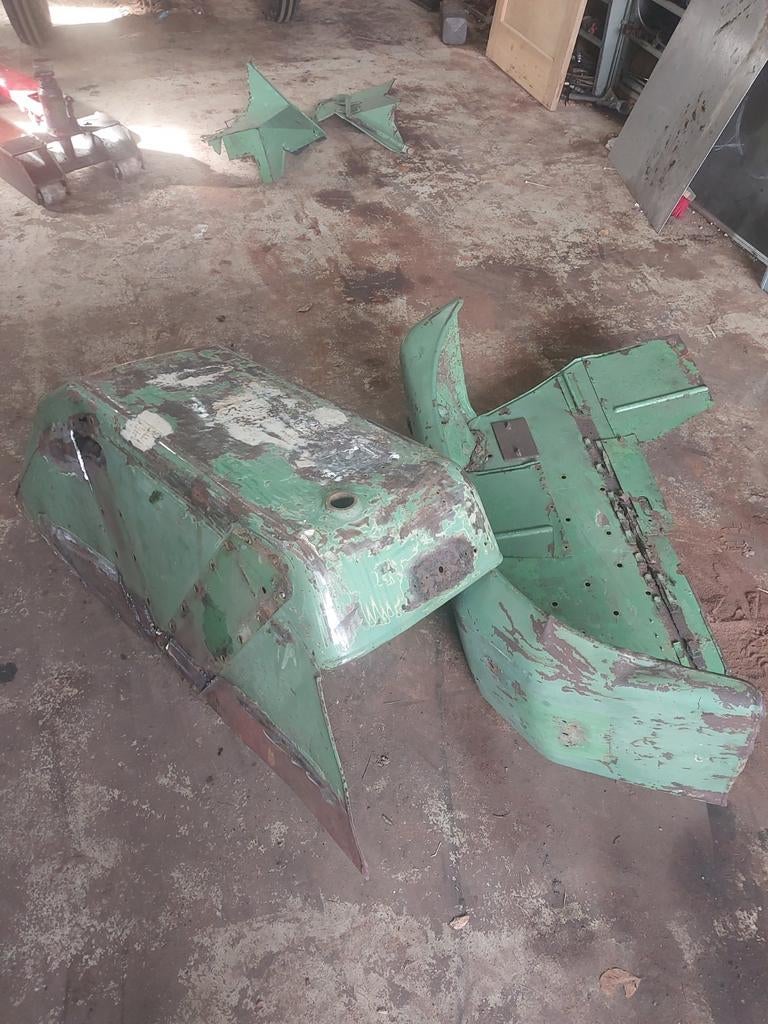 Spatborden  fendt farmer 4S/100 serie, Ophalen