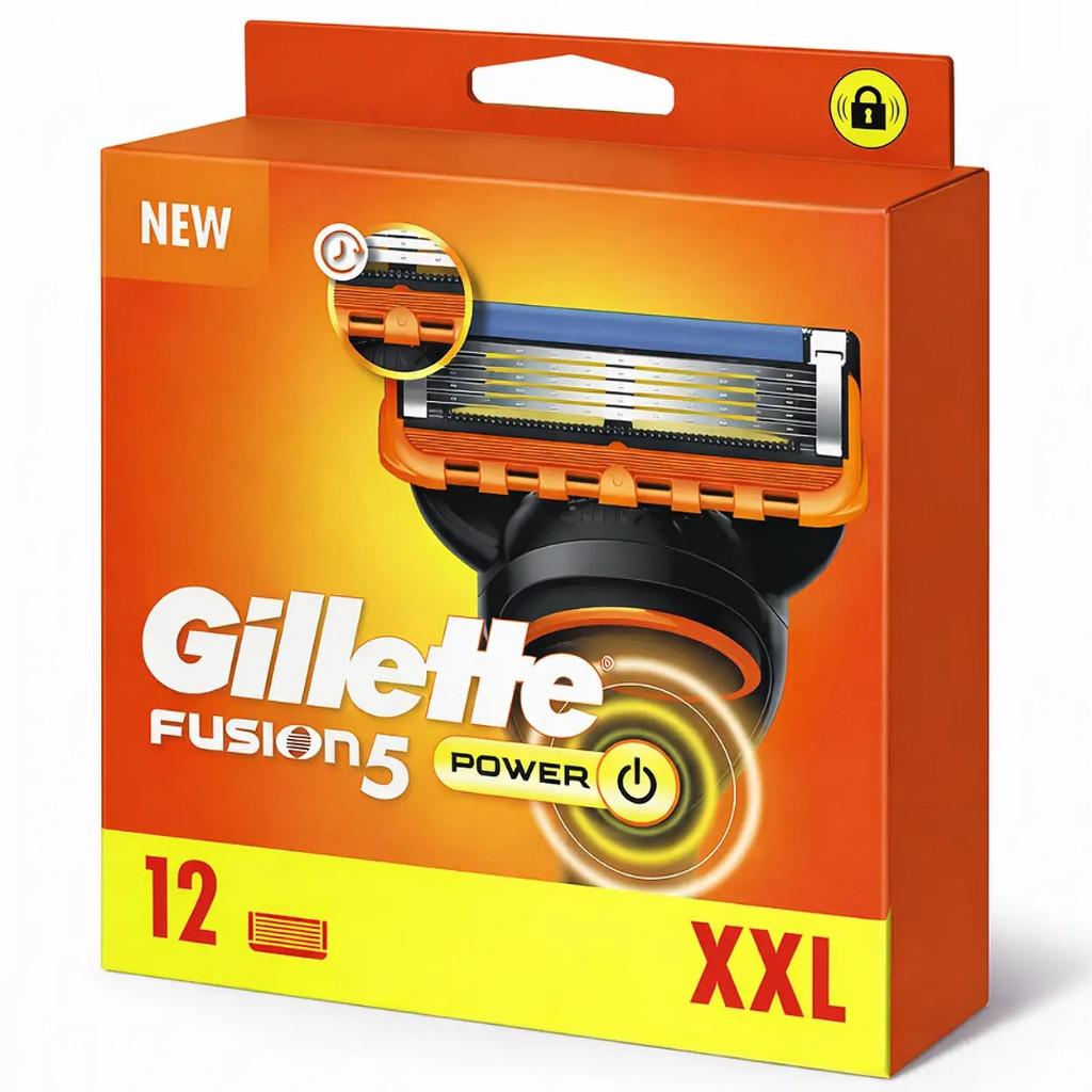 Gillette Fusion5 Power - 12 Scheermesjes, Ophalen, Nieuw, Gehele gezicht