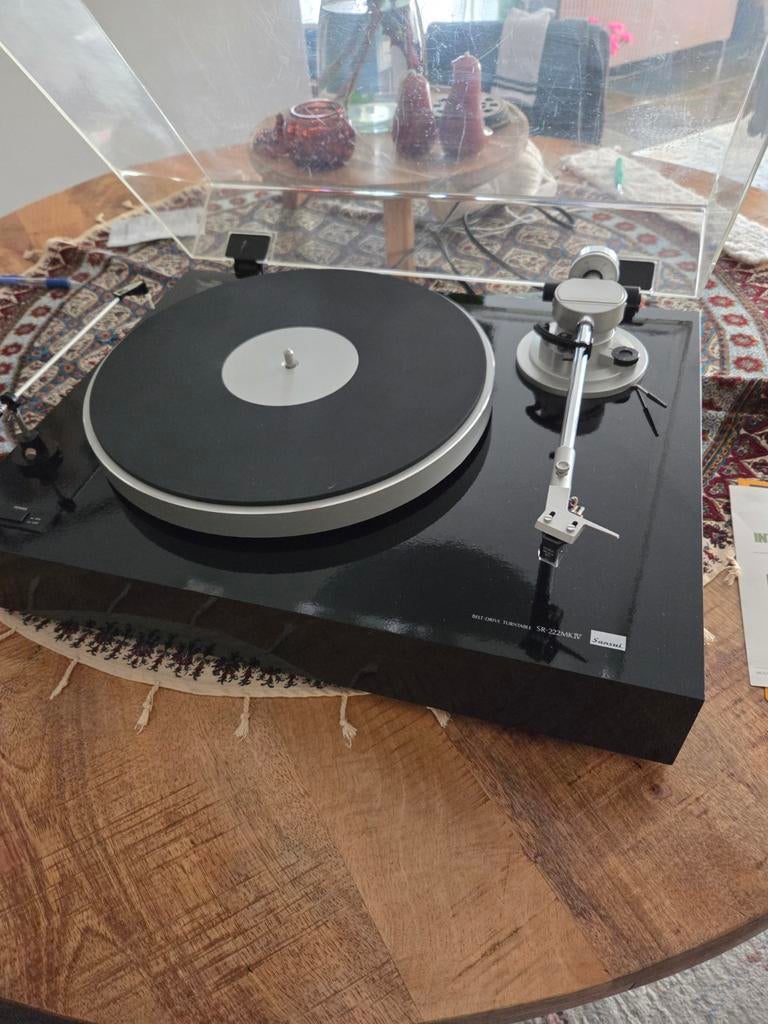 Sansui SR-222MK IV high end platenspeler met Ortofon VMS20mk, Audio, Tv en Foto, Platenspelers, Ophalen of Verzenden, Gebruikt