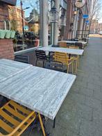 Terras tafels en stoelen, Tuin en Terras, Tuinsets en Loungesets, Ophalen, Overige materialen, Gebruikt, Meer dan 8 zitplaatsen