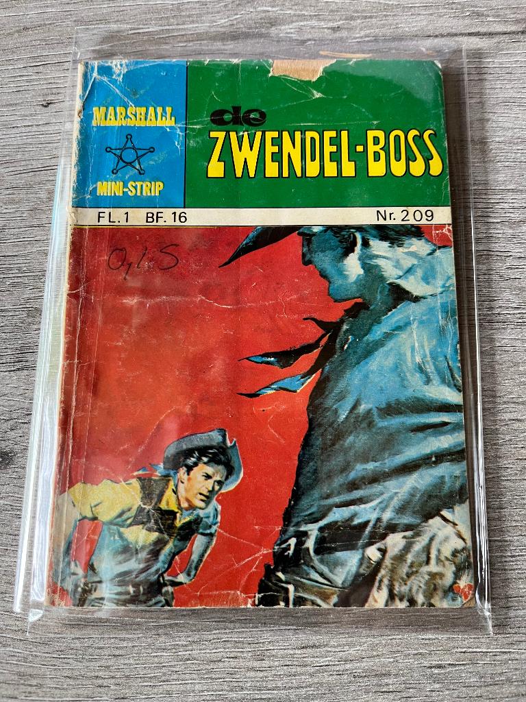 Marshall 209 De zwendel-boss, Eén stripboek, Ophalen of Verzenden, Gelezen