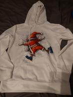 Witte hoodie met print - Maat XS, Ophalen of Verzenden, Zo goed als nieuw, Maat 46 (S) of kleiner, Wit
