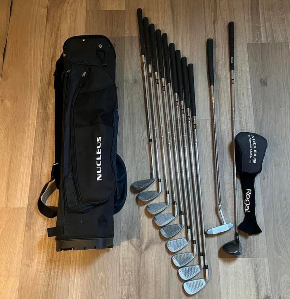 Complete Nucleus Regal golfset met golftas, Ophalen, Gebruikt, Set, Overige merken