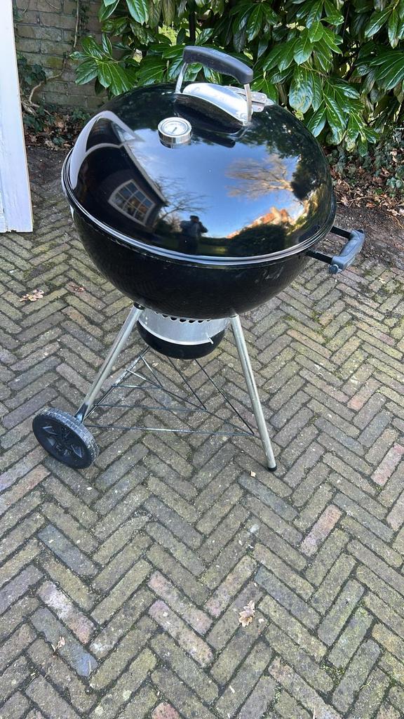 Weber BBQ groot, Tuin en Terras, Houtskoolbarbecues, Ophalen, Zo goed als nieuw