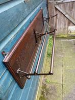 Antiek eiken kapstok 8 haken, Huis en Inrichting, Zo goed als nieuw, Minder dan 100 cm, Hout, Ophalen