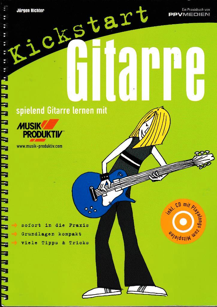 Kickstart Gitarre met CD nieuwstaat ( 6469 ), Muziek en Instrumenten, Bladmuziek, Zo goed als nieuw, Artiest of Componist, Gitaar