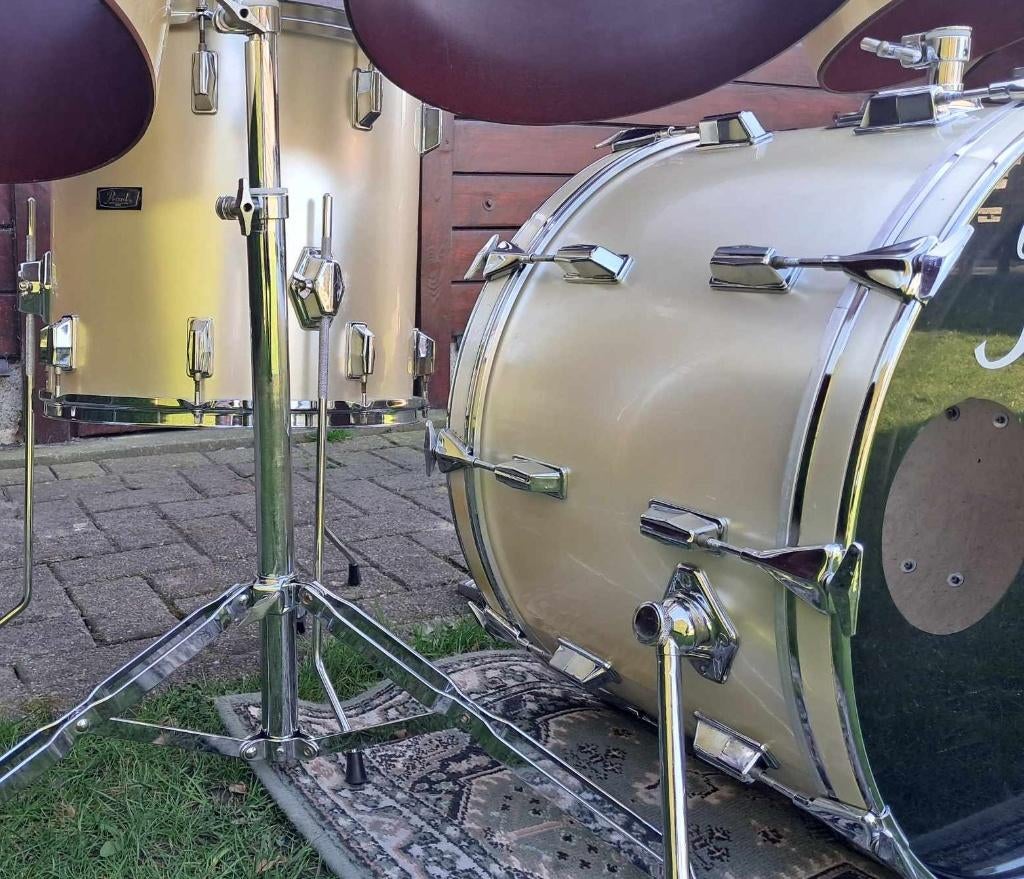 premier + pearl vintage shellsets, Ophalen, Gebruikt, Pearl