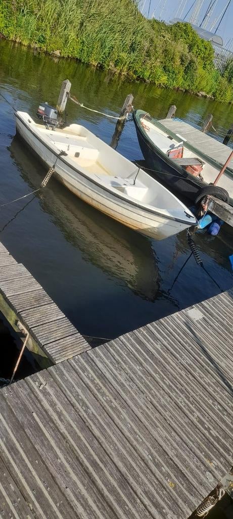 Polyester bootje met Yamaha buitenboordmotor, Ophalen of Verzenden