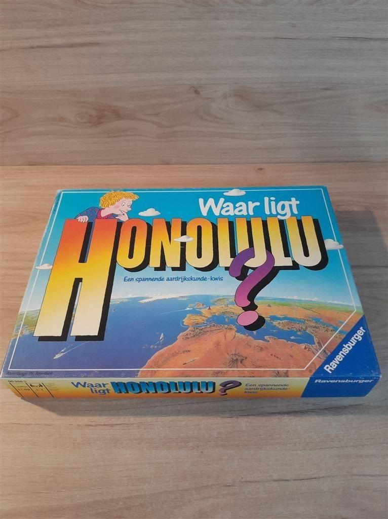 Waar ligt Honolulu - s5976, Hobby en Vrije tijd, Gezelschapsspellen | Bordspellen, Ophalen of Verzenden, Zo goed als nieuw