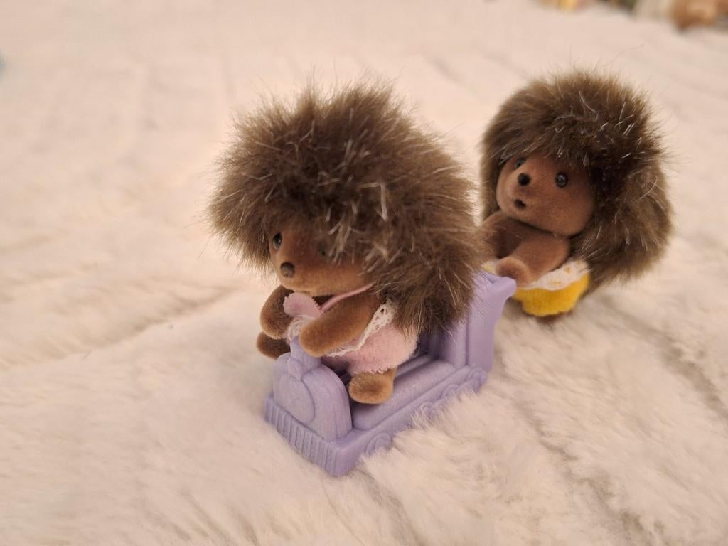 Egel tweeling Sylvanian families, Verzamelen, Ophalen of Verzenden, Zo goed als nieuw