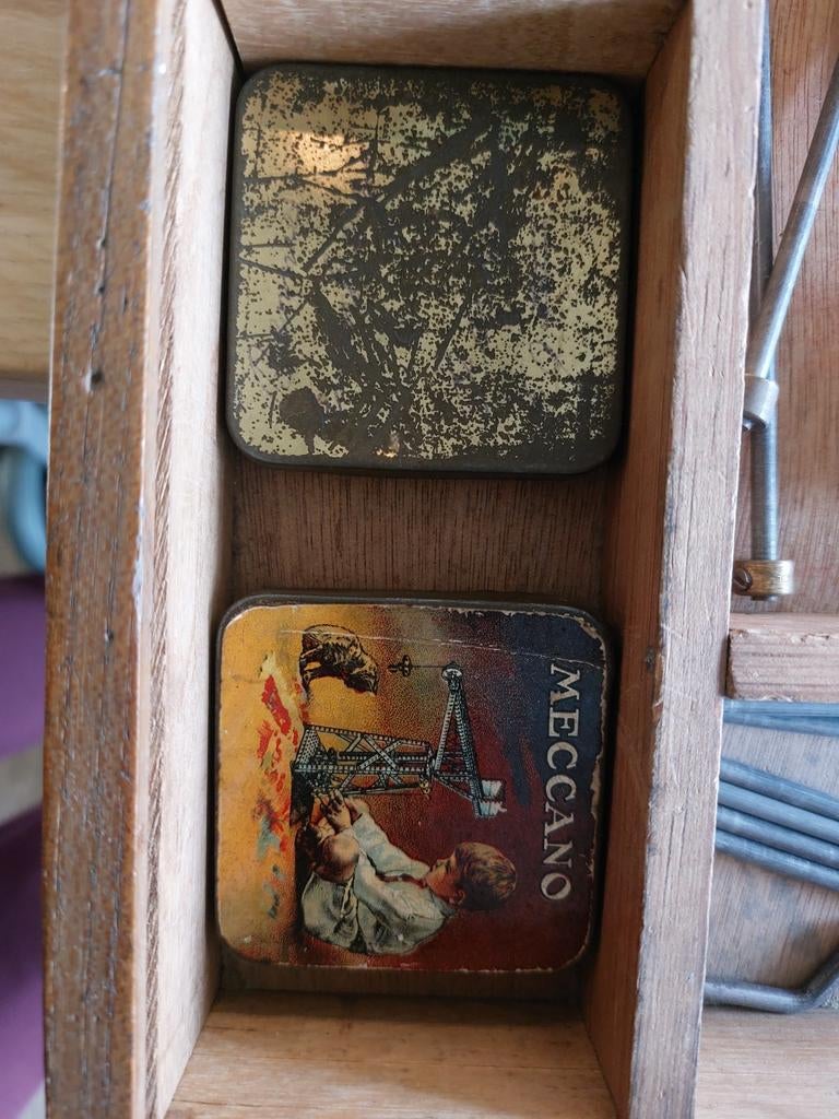 Vintage Meccano uit de jaren '20 - Compleet in houten kist, Ophalen