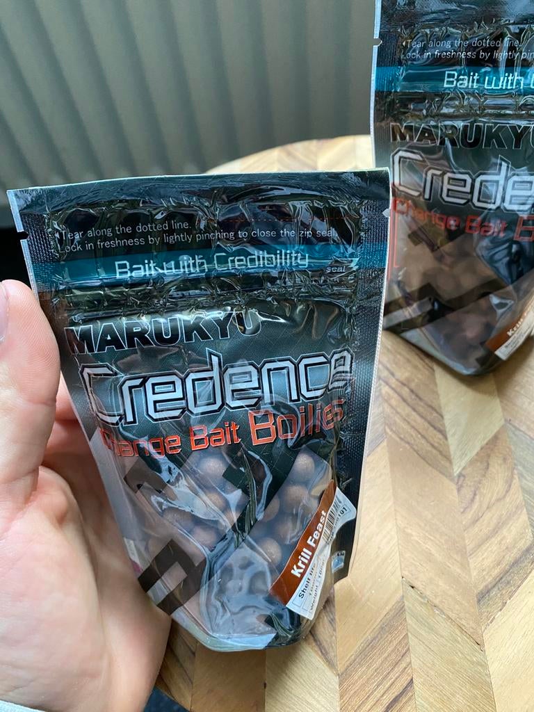 Marukyo Mini Boillies 10mm Krill 100gr, D, Overige typen, Nieuw, Ophalen of Verzenden