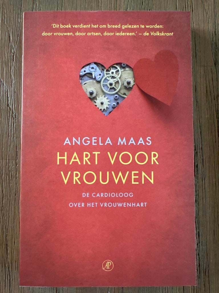 Boek Hart voor Vrouwen - Angela Maas, Ophalen of Verzenden, Zo goed als nieuw, Gezondheid en Conditie