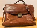 Leren business tas, Overige merken, Gebruikt, Bruin, Ophalen of Verzenden