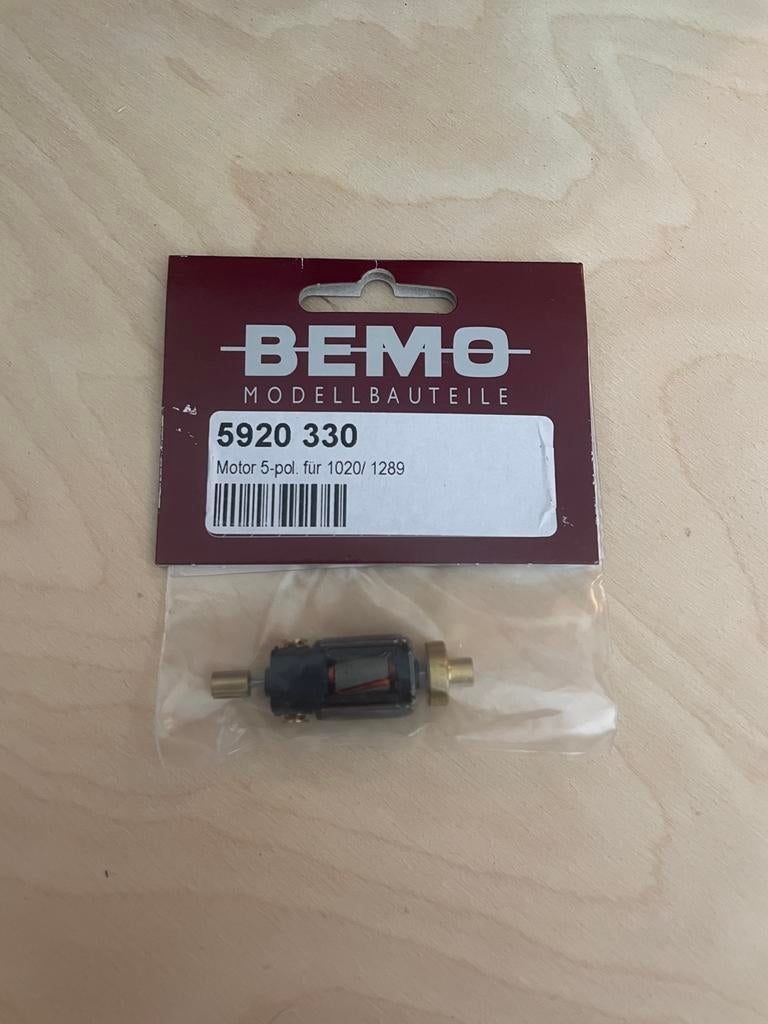 Bemo H0m/H0e reservemotor voor 1020 en 1289 - 5920 330, Hobby en Vrije tijd, Overige merken, Gelijkstroom, Overige typen, Nieuw