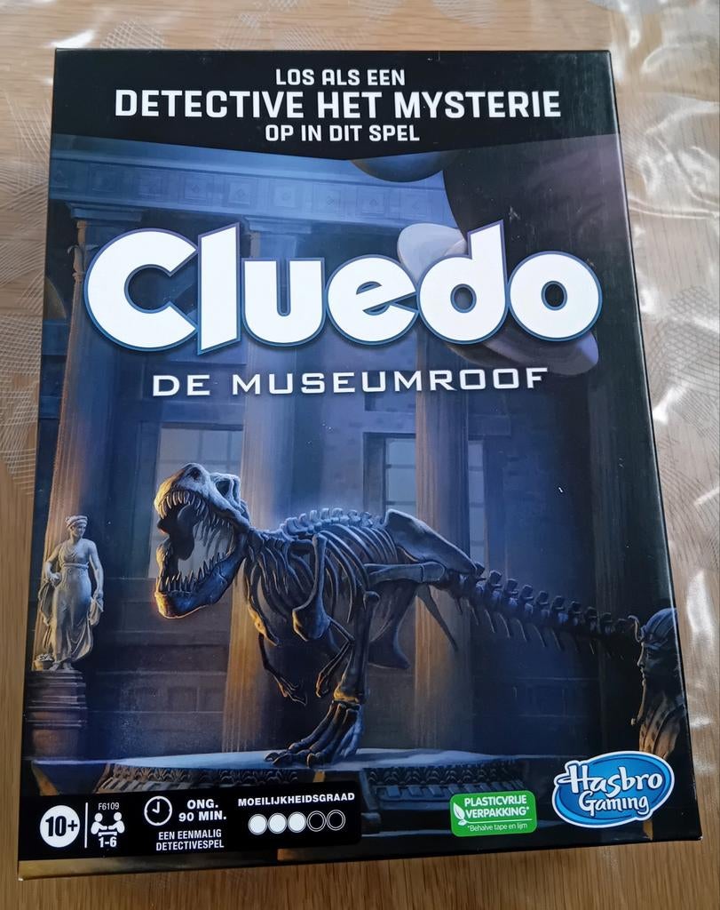 Cluedo Museumroof - Detective Spel, Vijf spelers of meer, Ophalen of Verzenden, Gebruikt, Hasbro