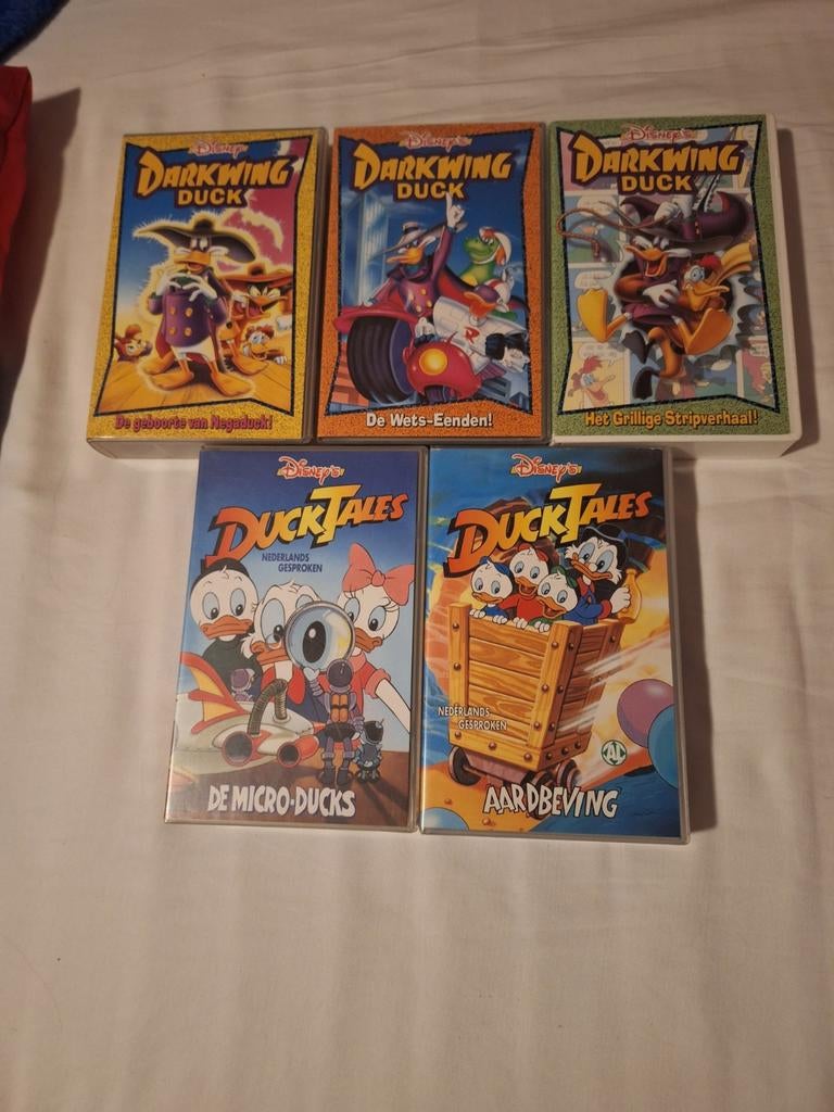Videobanden Darkwing Duck en Duck Tales(1987 tot 1993), Ophalen of Verzenden, Zo goed als nieuw, Overige typen, Foil