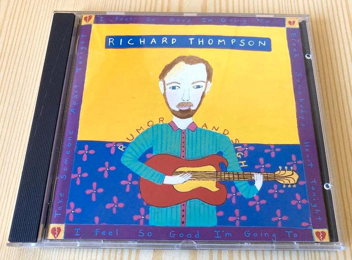 CD Richard Thompson - Rumor and Sigh, Cd's en Dvd's, Cd's | Pop, Zo goed als nieuw, 1980 tot 2000, Ophalen
