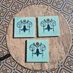 Unieke voorraad art nouveau / jugendstil tegels 1880-1930, Ophalen, Minder dan 20 cm, 10 m² of meer, Wandtegels