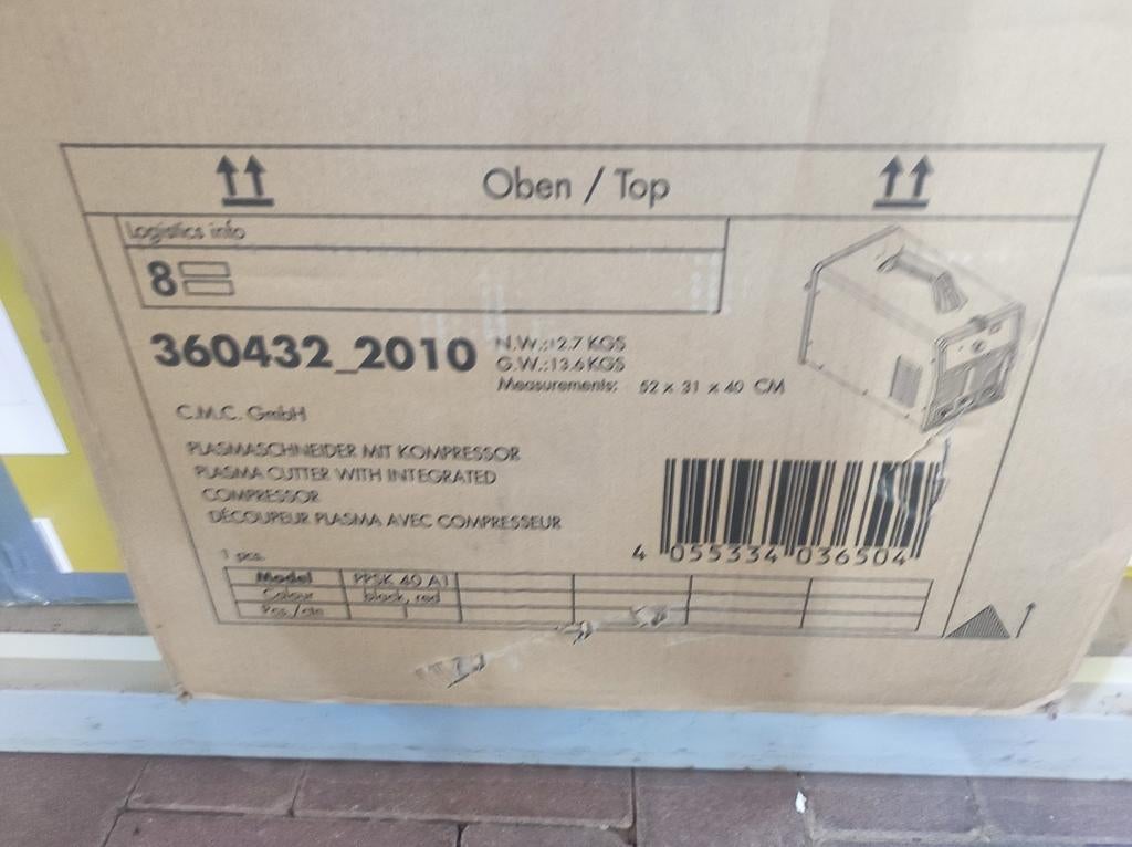 Nieuwe Plasmasnijder met geïntegreerde compressor, Ophalen, Nieuw, 150 tot 250 ampère, Overige typen