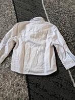 Wit overhemd met motief Maat 74 hh, Kinderen en Baby's, Babykleding | Maat 74, Onbekend, Ophalen of Verzenden, Zo goed als nieuw