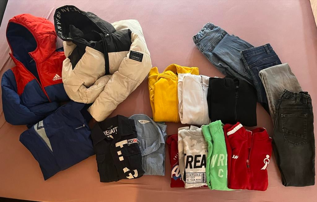 Jongens Winter Kledingpakket Maat 140 - Compleet Set, Kinderen en Baby's, Kinderkleding | Kinder-kledingpakketten, Gebruikt, Maat 140