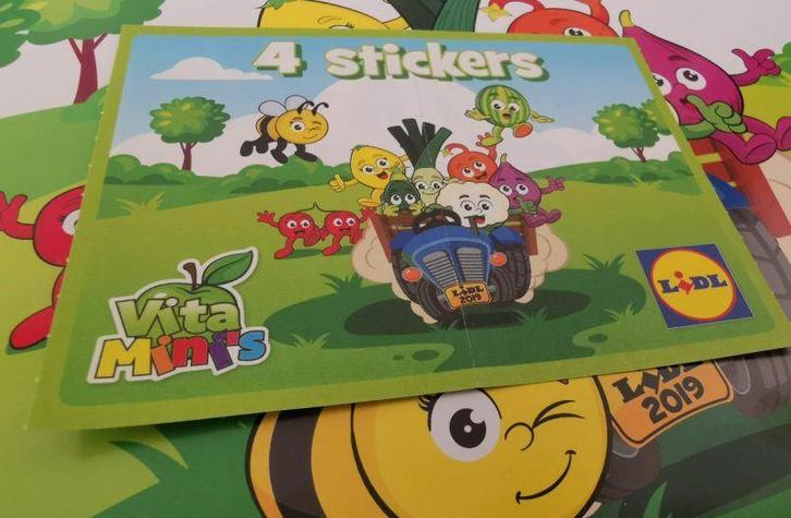 Lidl Vitamini stickers, Verzamelen, Supermarktacties, Lidl, Ophalen of Verzenden