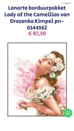 BORDUURPAKKET LANARTE LADY OF THE CAMELLIAS, Verzenden, Nieuw, Handborduren, Borduurpakket