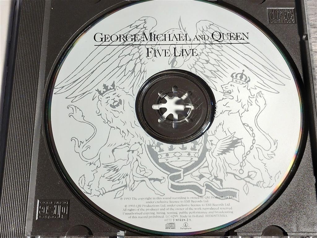 George Michael And Queen - Five Live, Cd's en Dvd's, Ophalen of Verzenden, Zo goed als nieuw, Poprock