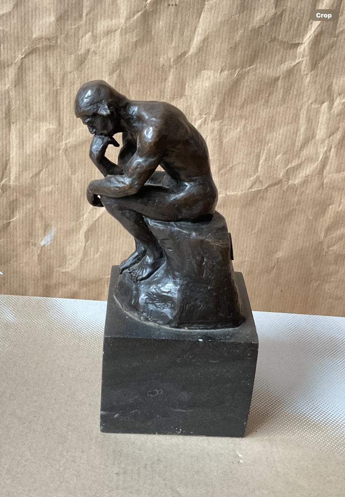A. Rodin beeld, Antiek en Kunst, Ophalen of Verzenden, Brons, Gemerkt, Beeld