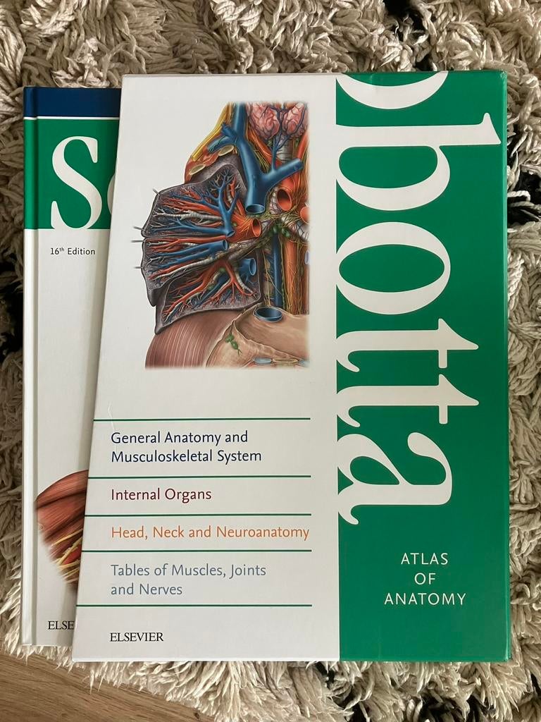 Sobotta Atlas of Anatomy 4 delen, Ophalen of Verzenden, Beta, Nieuw