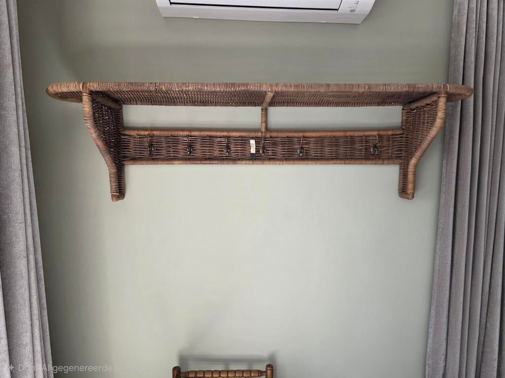 Rivièra Maison Kapstok Riet, Zo goed als nieuw, Minder dan 100 cm, Hout, Ophalen