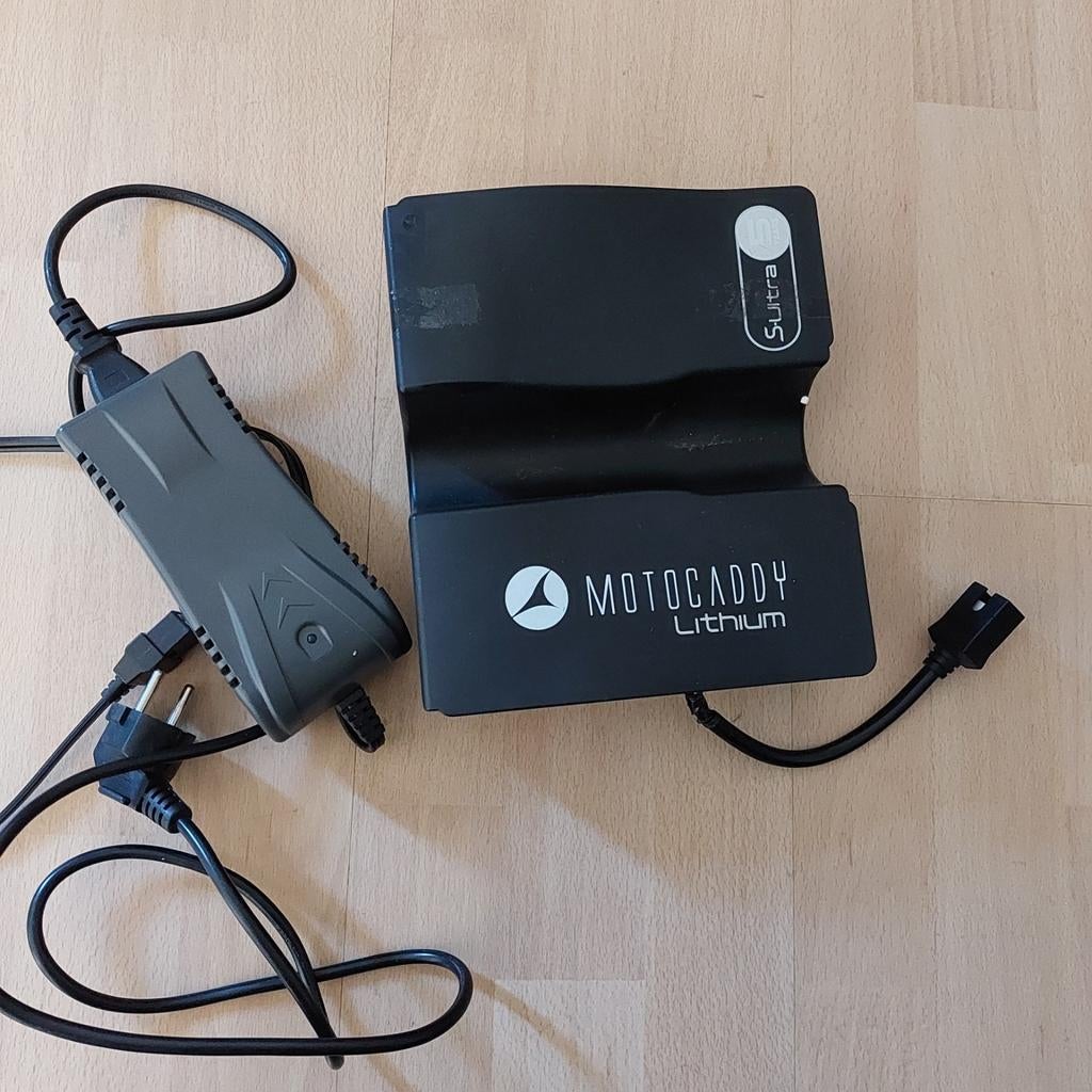 Motocaddy Lithium Accu met Oplader, Ophalen of Verzenden, Gebruikt