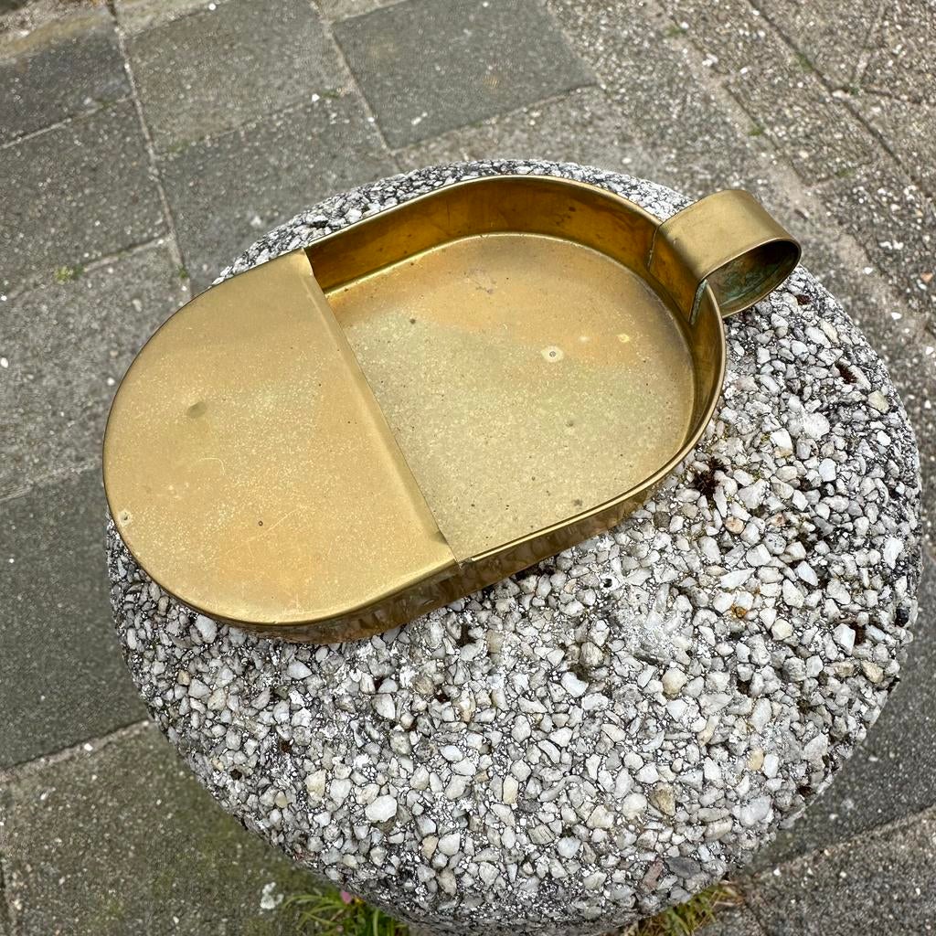 antiek koperen centenbakje, ook wel bekend als een mansbakje, Antiek en Kunst, Ophalen of Verzenden