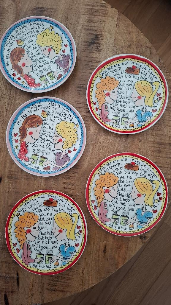 Blond Amsterdam gebaksbordjes, Ophalen, Blond Amsterdam, Zo goed als nieuw, Bord(en)