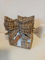 Riviera Maison Rotan Waxinelichthouder, Huis en Inrichting, Ophalen of Verzenden, Zo goed als nieuw, Bruin