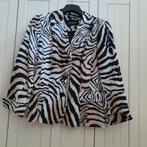 Gevoerd dames colbertje met zebraprint maat 42, Ophalen of Verzenden, Zo goed als nieuw, Maat 42/44 (L)