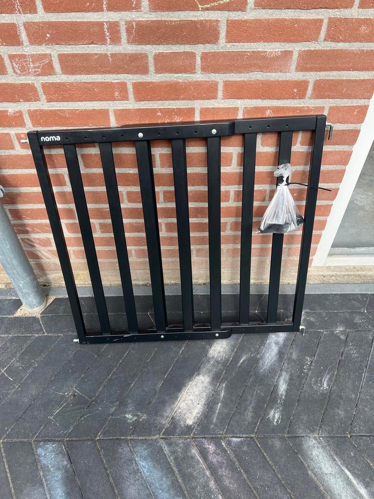 Noma Veiligheidshekje Zwart - Zo goed als nieuw, Ophalen, Zo goed als nieuw, Klemhekje, Metaal of IJzer