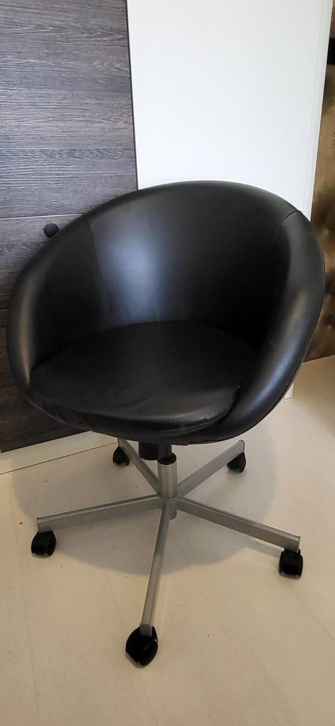 Skruvsta Ikea Zwarte bureaustoel, Ophalen, Zwart