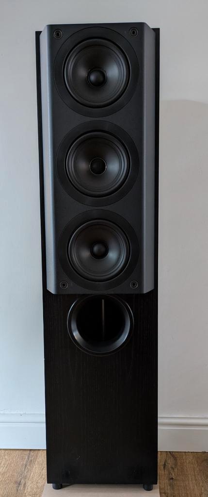 KEF 105/3 Reference - Technisch 10/10, volledig gereviseerd, Audio, Tv en Foto, Luidsprekers, Front, Rear of Stereo speakers, 120 watt of meer