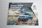 Folder Skoda Rapid Spaceback Scoutline (2015) (23), Ophalen of Verzenden, Nieuw, Overige merken