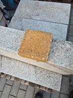 Gele cobbelstones 15x15 cm, Tuin en Terras, Gebruikt, Ophalen of Verzenden, 10 m² of meer, Beton