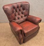 Comfortabele fauteuil Chesterfield stijl verstelbaar, Ophalen, Gebruikt, Chesterfield, 75 tot 100 cm