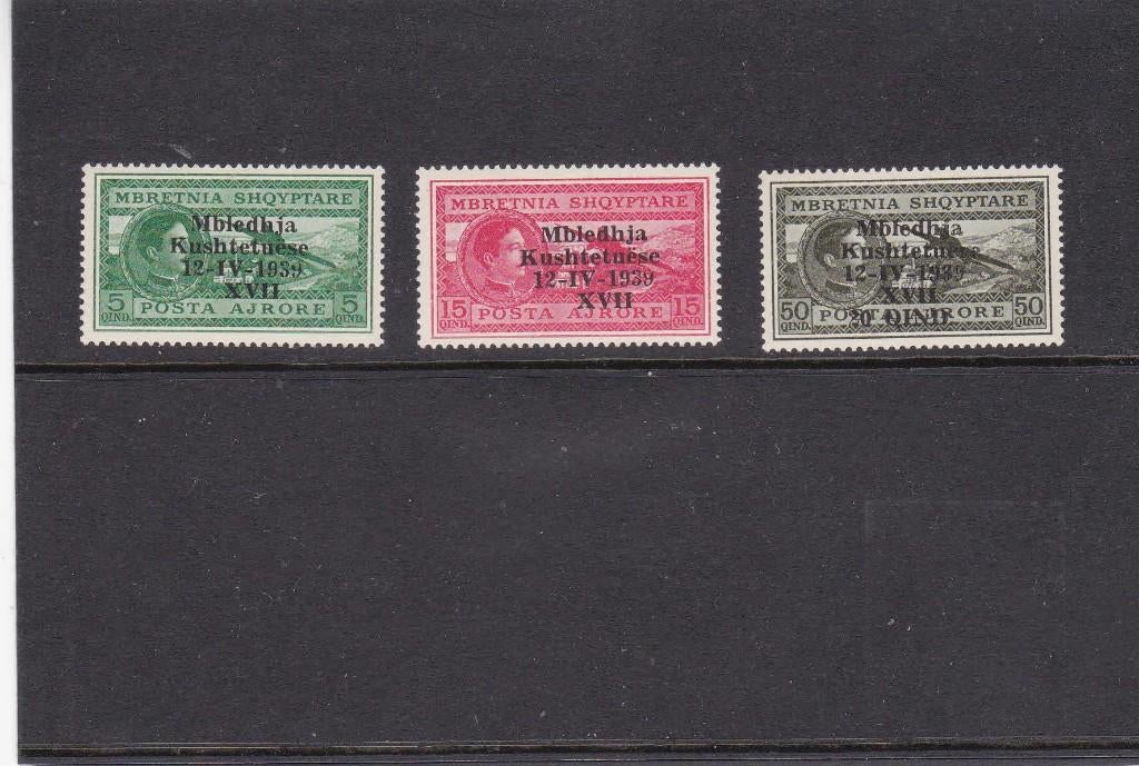 42. Albanie 1939, Ophalen of Verzenden, Overige landen, Postfris