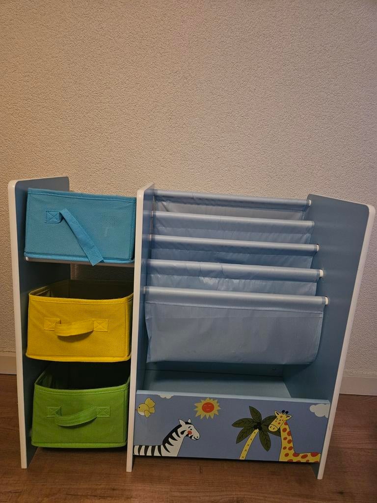 Boekenkast thema dieren/jungle, Kinderen en Baby's, Kinderkamer | Commodes en Kasten, Ophalen, Minder dan 50 cm, Minder dan 75 cm
