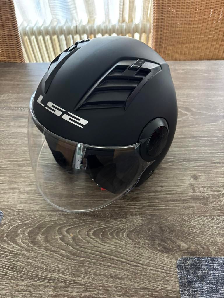 Zwarte jethelm LS2 maat S, Ophalen of Verzenden, Nieuw, Small