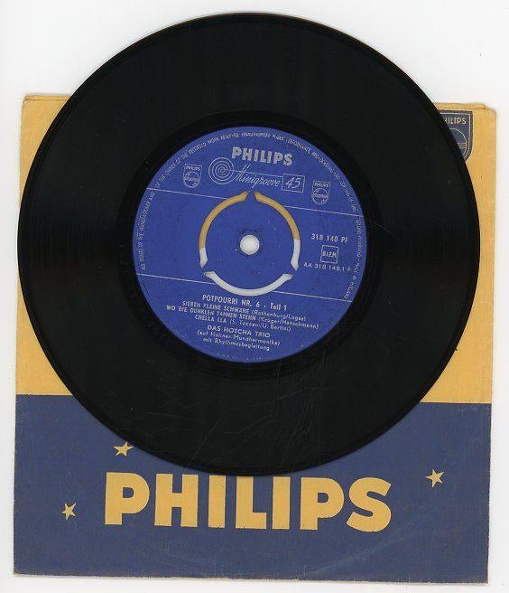 Single van das Hotcha Trio uit 1958 - made in holland, Ophalen of Verzenden, Gebruikt