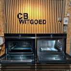 Siemens IQ700 blacksteel studioline set oven en magnetron, Refurbished, Oven met grill, Inbouw, 45 tot 60 cm